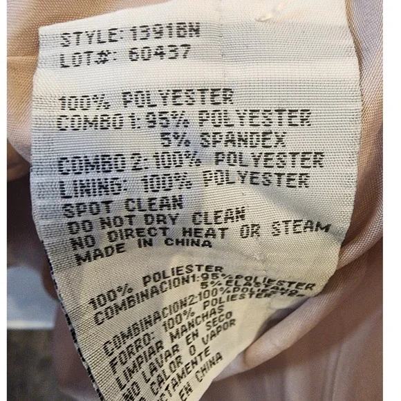 Blondie Nites One Shoulder Cocktail Dress Black Champagne Satin Teens 11 NWT - Picture 6 of 11